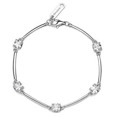 Byzylyk për femra Brosway Fancy Infinity White FIW05, i argjendtë