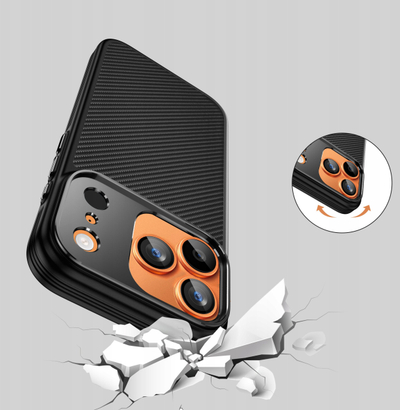 Mbulesë telefoni Tech-Protect Kevlar Aramid MagSafe për iPhone 17 Pro Max, e zezë