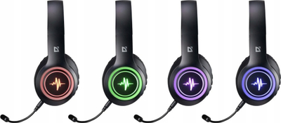 Kufje Bluetooth Defender Freemotion B571, stereo, LED, të zeza
