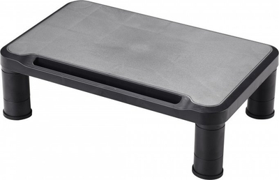 Mbajtëse monitori Q-CONNECT, 38x24cm, rregullim lartësie, e zezë