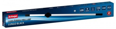 Llambë murale LED Activejet AJE-LUNGO, 10W, 1350lm, e zezë
