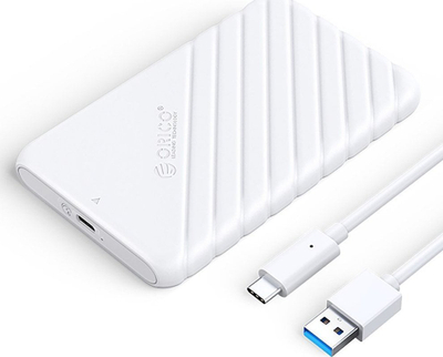 Kuti e jashtme Orico 2.5", USB C 3.1 6Gbps, e bardhë
