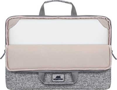 Çantë laptopi RivaCase Anvik 7915, 15.6", material që s’e kap kollaj uji, gri