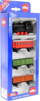 Set lodrash ndërtimi Siku Construction Vehicle Set, 3 pjesë, për fëmijë 3+, blu metalik