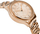 Orë Fossil Modern Sophisticate, tre akrepa, çelik inox, rozë gold