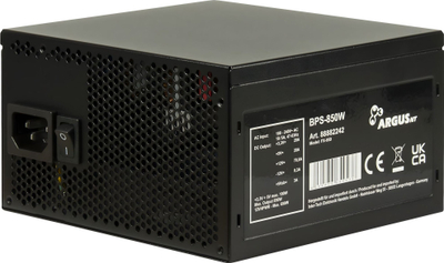 Напојување Inter-Tech ArgusNT BPS-850, 850W, 80 Plus Bronze, ATX 3.0