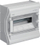 Panel shpërndarës modular Hager Vector VE112SN, 1x12 module, IP65, gri