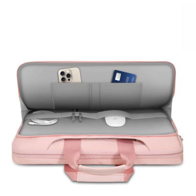 Çantë laptopi Tech-Protect Pocket Bag, 15-16", që s’e kap uji, rozë