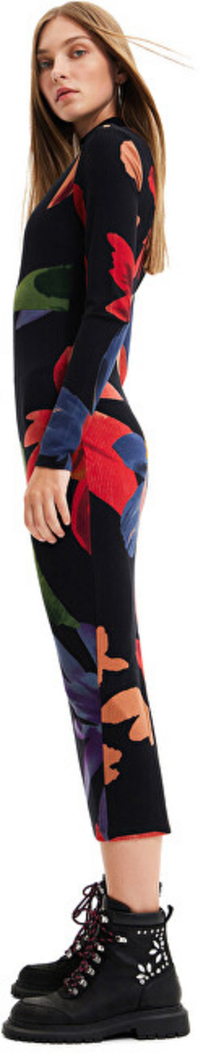 Fustan Desigual Vest Grandflower, i zi