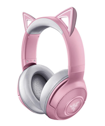 Kufje wireless gaming Razer Kraken BT Kitty Edition, me LED, rozë