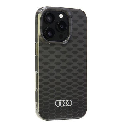 Kapak telefoni Audi IML Hardcase MagSafe, për iPhone 16 Pro 6.3", i zi