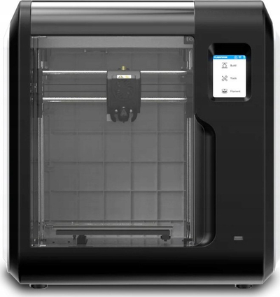 Printer 3D Flashforge Adventurer 3 Pro2, i mbyllur, me ekran me prekje, i zi
