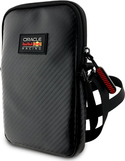 Торба за телефон Red Bull Phone Bag Carbon Patch, PU, црна