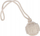 Lodër për qen Ball On Rope, litar 48 cm, material natyral