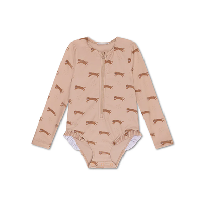 Swimsuit | Roamer | ngjyrë bezhë për vajza me mëngë të gjata  74/80