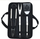 Set aksesorësh për grill Adler AD 6730, 3 pjesë, çelik inox, etui poliester i zi