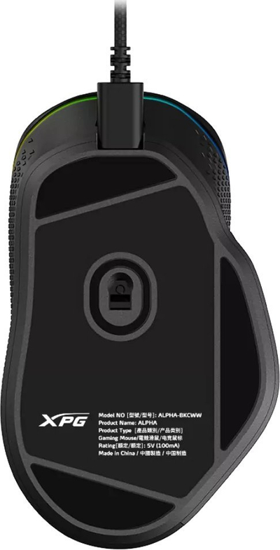 Mouse lojrash ADATA XPG Alpha, 16000 DPI, me kabllo, i zi