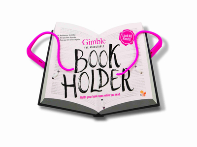 Gimble Adjustable Book Holder Pink