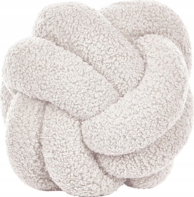 Set me jastëkë zbukurimi MALNI, bouclé, 19 x 19 cm, e bardhë