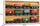 Lodër tren druri Kruzzel 23522, set 12 pjesë, me magnet