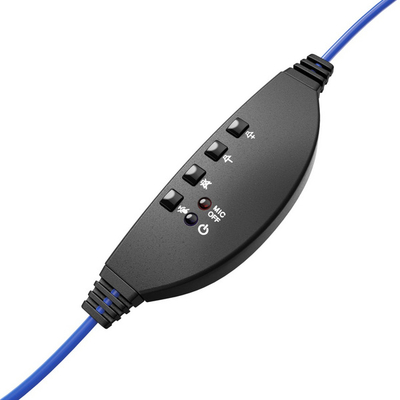 Kufje lojërash SoundZ 310, USB, 2.5 m, të zeza