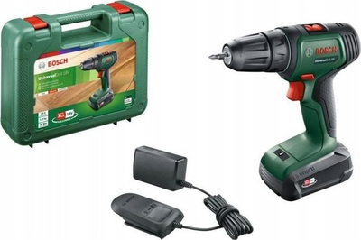 Trapano kaçavidë Bosch UniversalDrill 18V, bateri 1.5Ah, jeshile