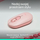 Maus wireless Logitech POP, buton për emoji, SilentTouch, rozë
