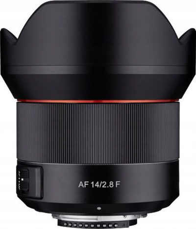 Objektiv Samyang AF 14mm F2.8, Nikon F Mount, autofokus, i zi