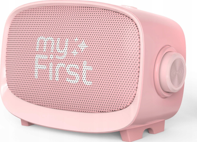 Караоке машина myFirst Voice 2, пренослив Bluetooth звучник, безжичен микрофон, црвена