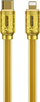 Kabllo USB Wekome WDC-163 Sakin Series, USB-C në Lightning, 1m, 20W, gold