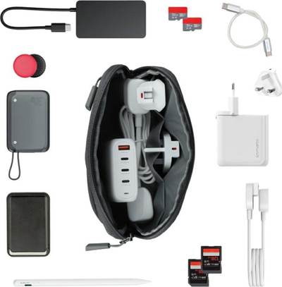 Karikues USB 4smarts GaN Flex Pro 100W, 3x USB C, 1x USB A, Travel Edition