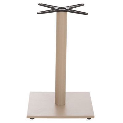 Bazë tavoline HM ALUMINIUM TABLE BASE HM475.25, 46x46x72 cm, metal, cappuccino