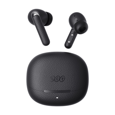 Kufje wireless QCY Buds ANC, Bluetooth 5.4, anulim zhurme -45 dB, të zeza