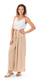 Pantallona VERO MODA Loose Fit VMARIANE NEW, bezhë