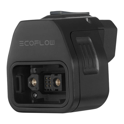 Adapter EcoFlow DELTA Pro to Smart Generator, aksesor për stacion energjie, i zi
