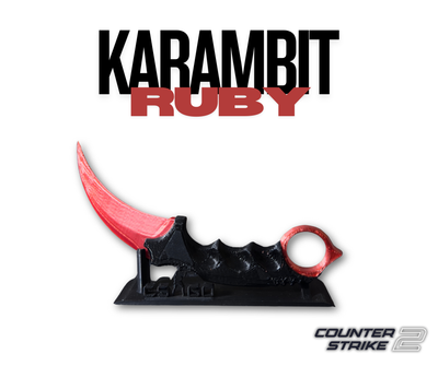 Thikë 3DPrintKS CS2/CS:GO - Karambit Ruby
