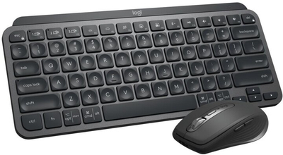 Tastierë Logitech MX Keys Mini, US / INT, e hirtë e errët