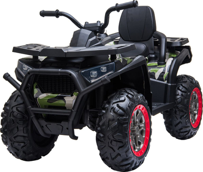 Kuad elektrik për kalamaj Enero Traper Military 1033020, 2 motorra, deri 8 km/h, jeshile ushtarake