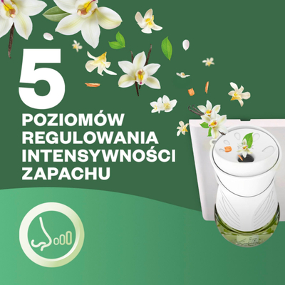 Refill për aromatizues elektrik Air Wick Essential Oils, sandall dhe vanilje, 19 ml