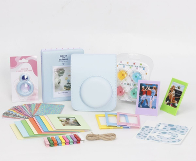 Set aksesorësh LoveInstant për Fujifilm Instax Mini 12, 8 në 1, blu