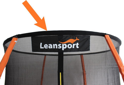 Rreth i sipërm për trampolinë Lean Sport 8ft BEST, pjesë këmbimi, metalik