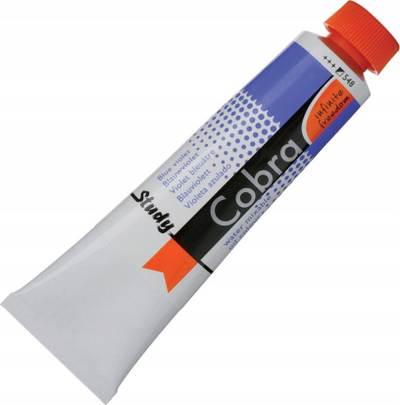 Ngjyrë vaji që përzihet me ujë Talens Cobra Study, 40 ml, Blue Violet