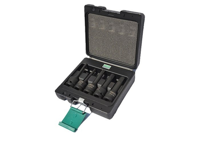 Set çelësa goditës Honiton H4005, hex 1/2", 5 copë, i zi