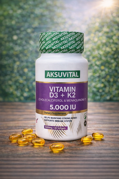 Vitamin D3 + K2 -  5000 IU