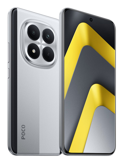 Телефон Xiaomi Poco M8 Pro, 6.83\", 256GB, 8GB RAM, сребрен