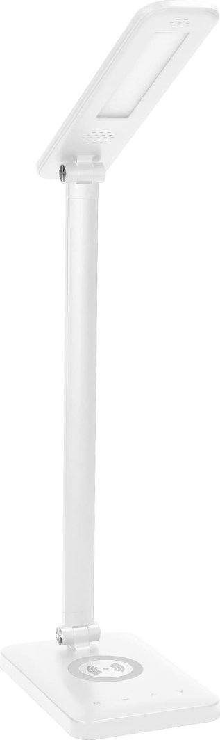 Lampë tavoline ISIYO LED 7W, karikues induktiv dhe USB, 390lm, e bardhë