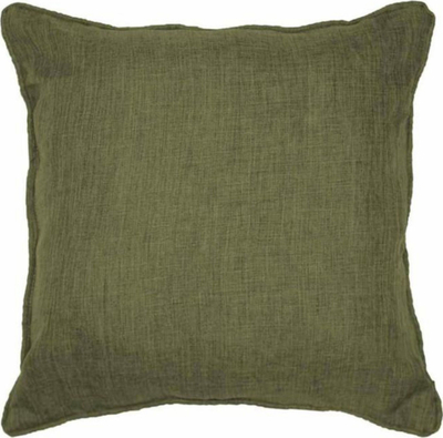 Jastëk dekorativ Newton Chambray, 40 x 40 cm, khaki