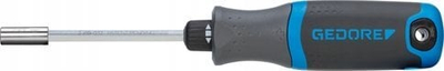 Kaçavidë me magazinë Gedore 3031691, 1/4" 6.3mm, me ratchet, blu