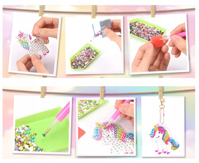 Set kreativ mozaik me diamant për fëmijë, 3D, 3+