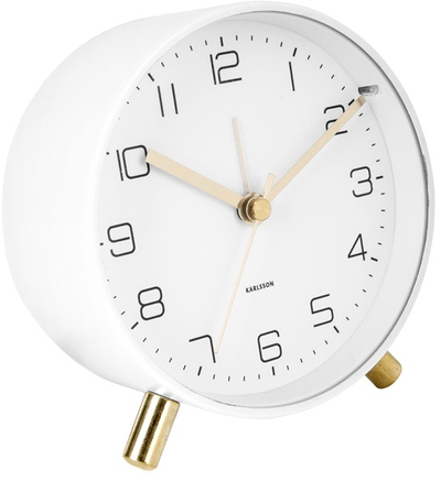 Orë me alarm Karlsson KA5752WH, e bardhë